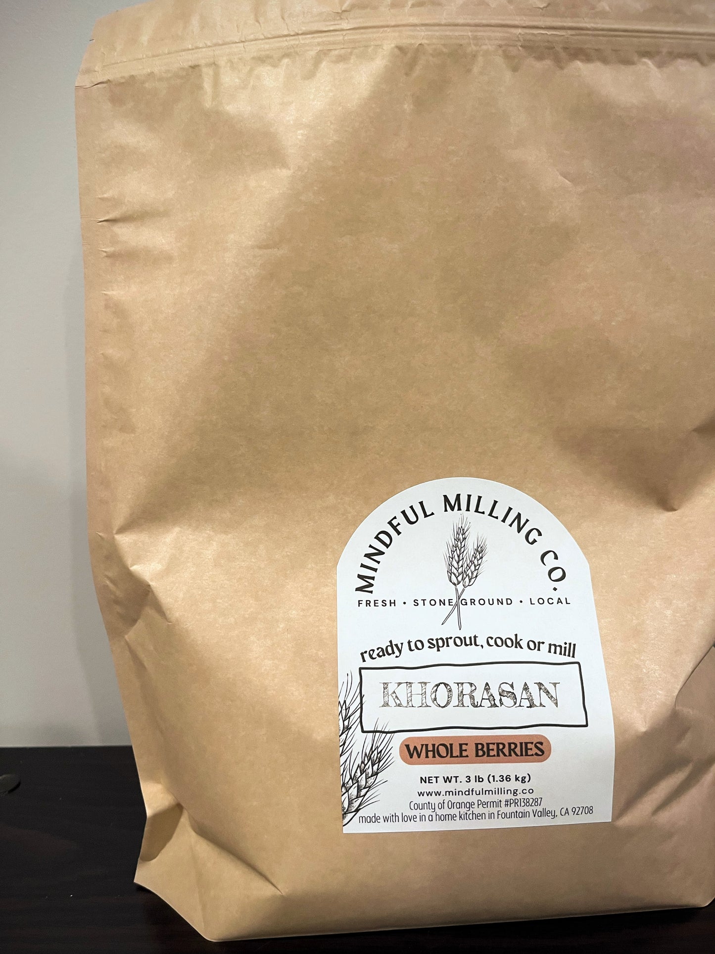 Khorasan (aka Kamut) Flour, Organic