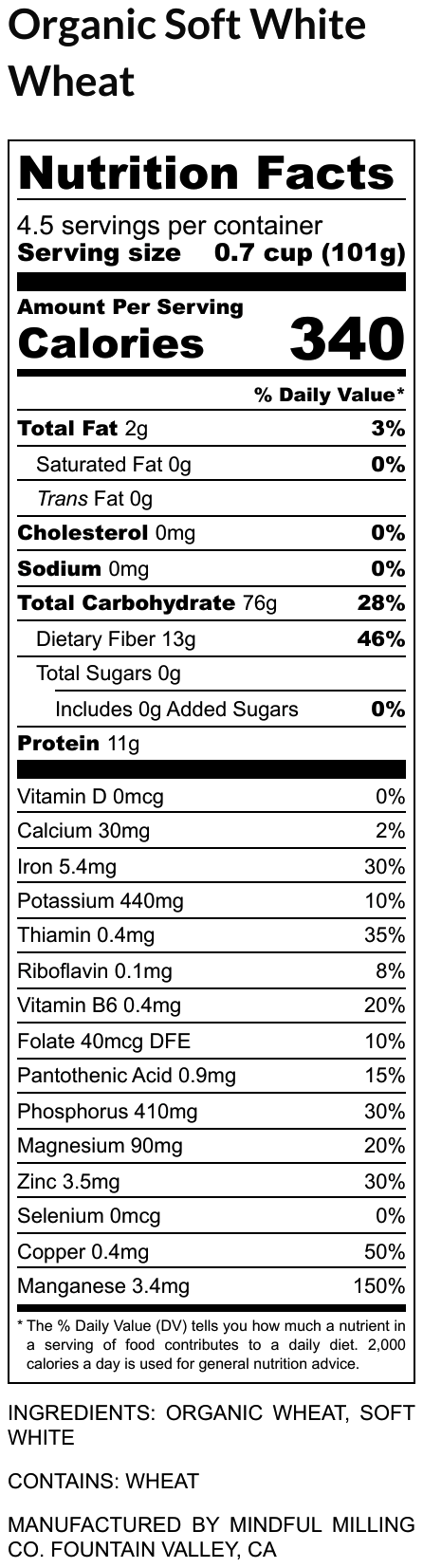 Pastry Flour, Organic